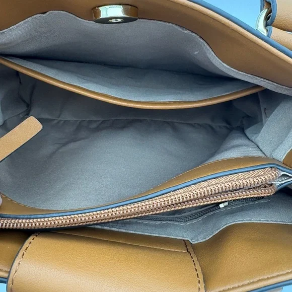 Brown and Black Designer Tote Bag - Picture 11 of 15